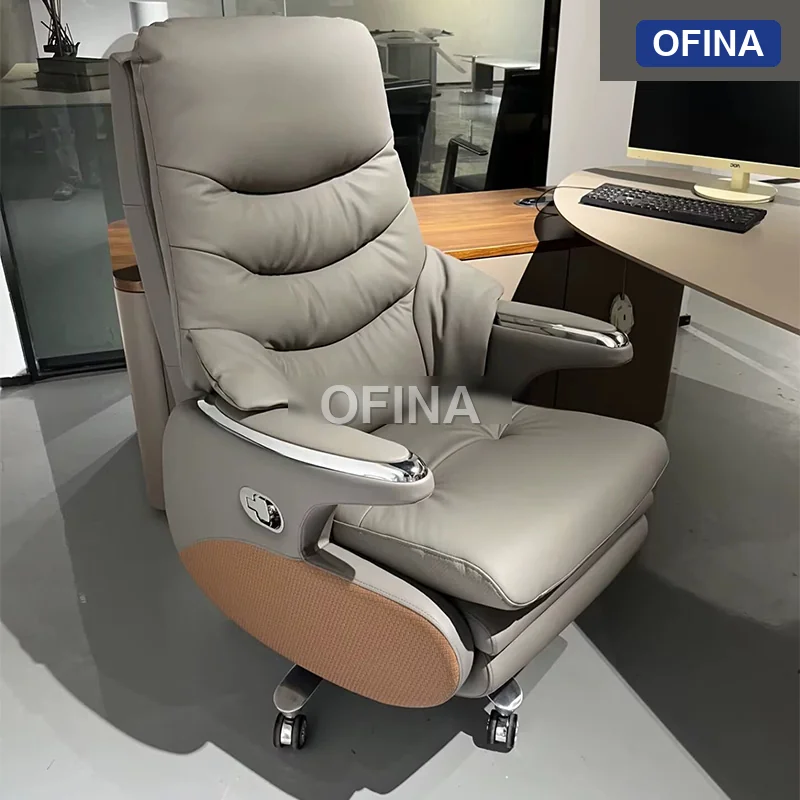 Ghế giám đốc chỉnh điện Massage LUX-03-GR thumbnail 7