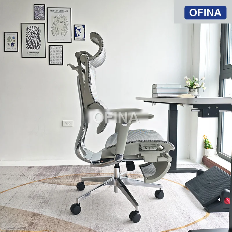 Ghế công thái học Ergonomic Next Lite Grey thumbnail 4