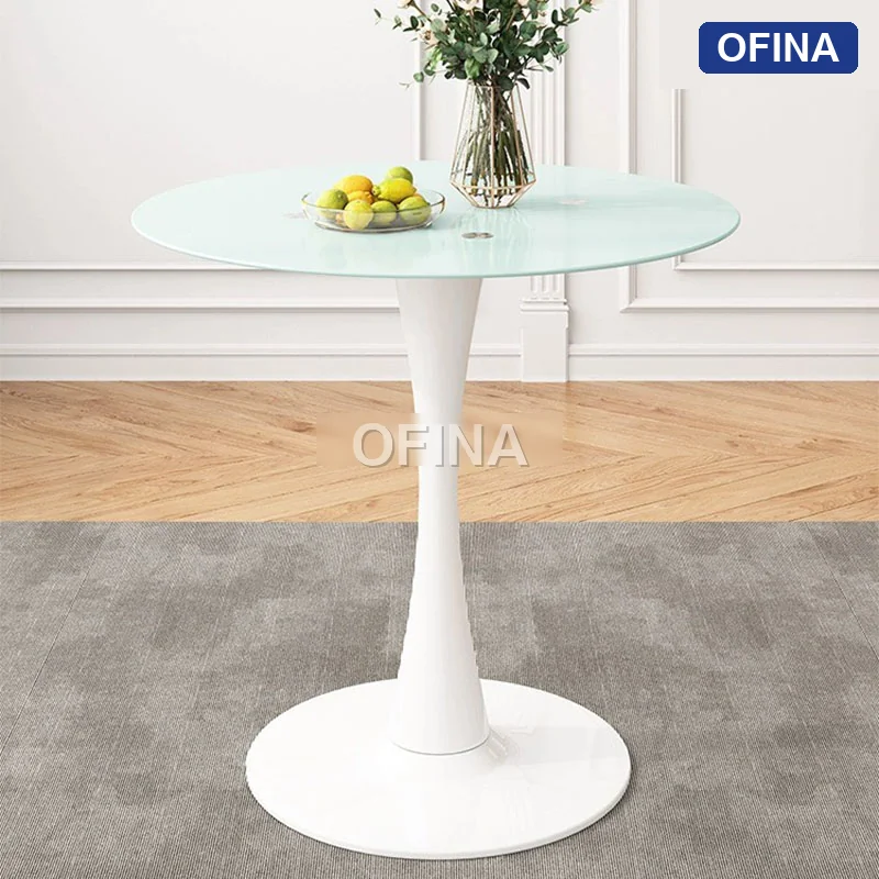 Bàn cafe Tulip mặt kính D600-T thumbnail 5