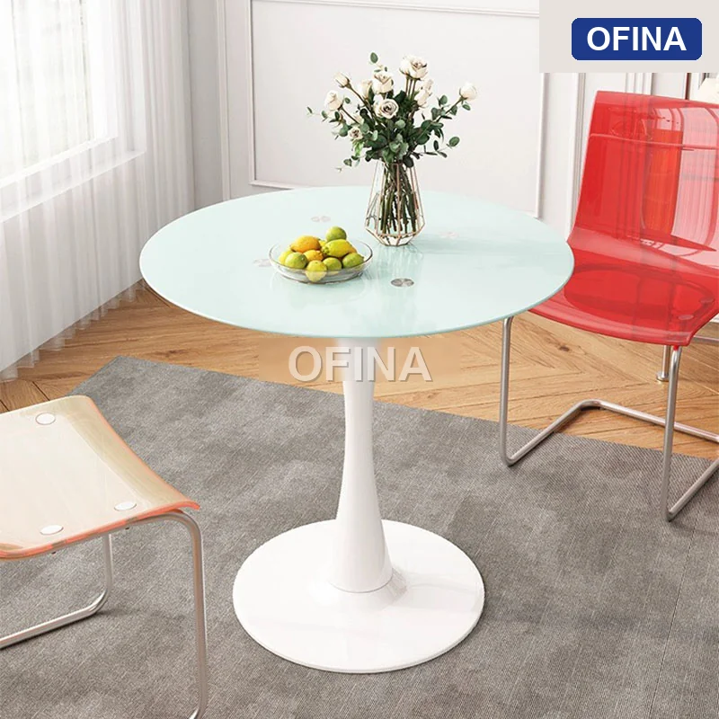 Bàn cafe Tulip mặt kính D600-T thumbnail 7