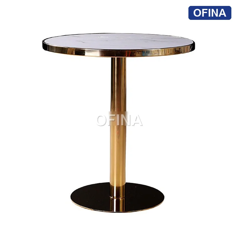 Bàn Tulip mạ vàng D600-T