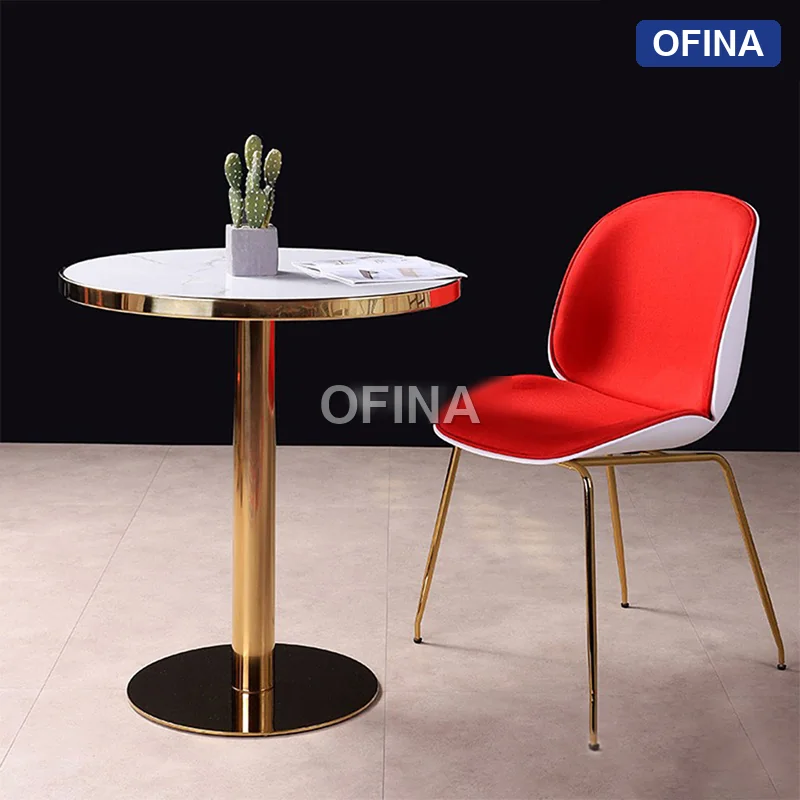 Bàn Tulip mạ vàng D600-T - Mẫu 2 thumbnail 2