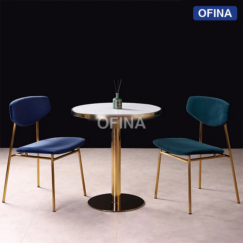 Bàn Tulip mạ vàng D600-T - Mẫu 2 thumbnail 3