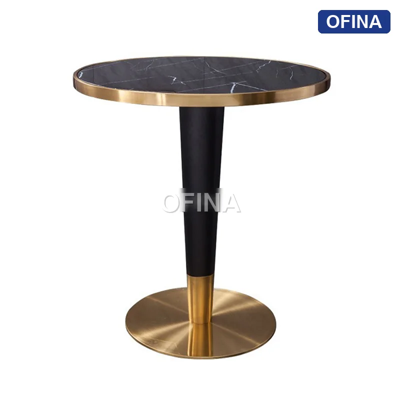 Bàn Tulip mạ vàng D800