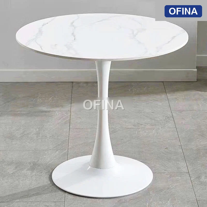 Bàn Tulip mặt đá Ceramic D600