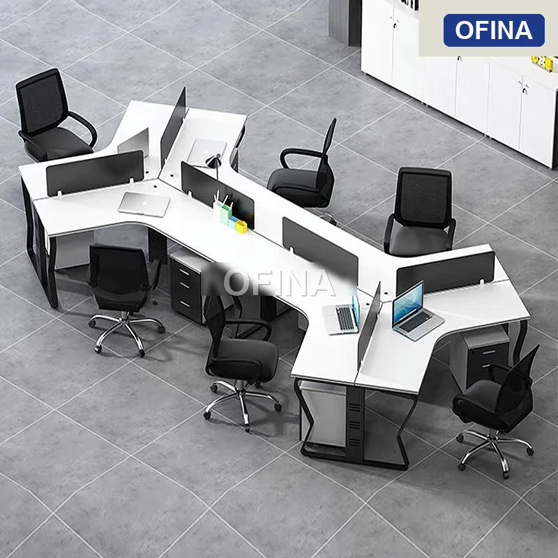 Cụm bàn làm việc 6 người Atlas ATC02-3822