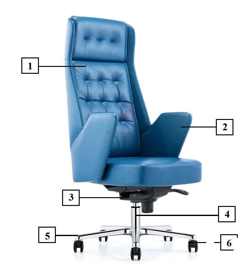 Ghế Giám Đốc Da Cao Cấp Nhập Khẩu FA634A thumbnail 7