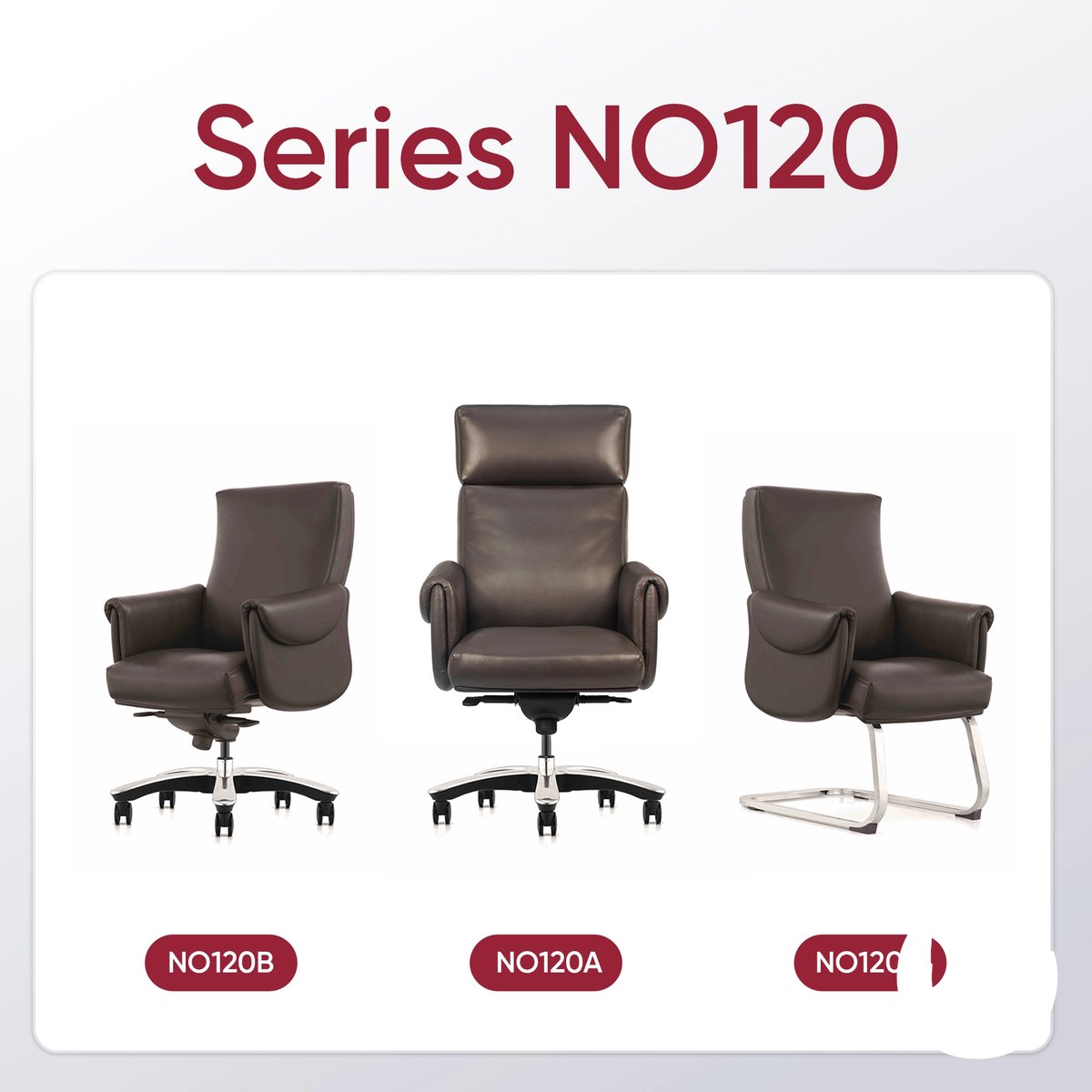 Ghế Chân Quỳ Da NO120C Hiện Đại thumbnail 4