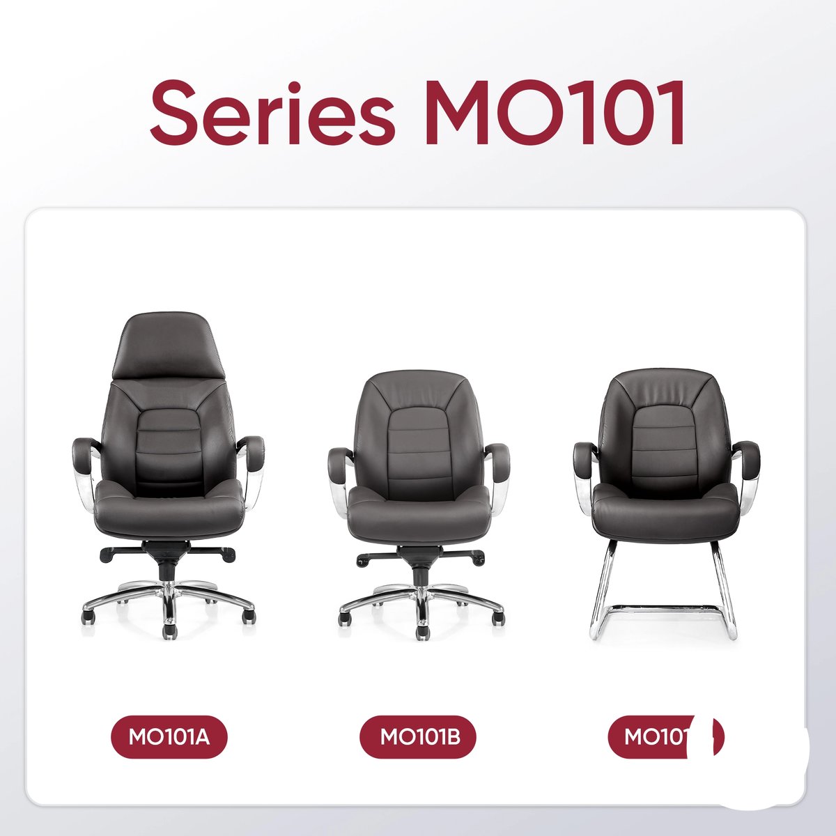 Ghế Chân Quỳ Da Phòng Họp MO101C thumbnail 7