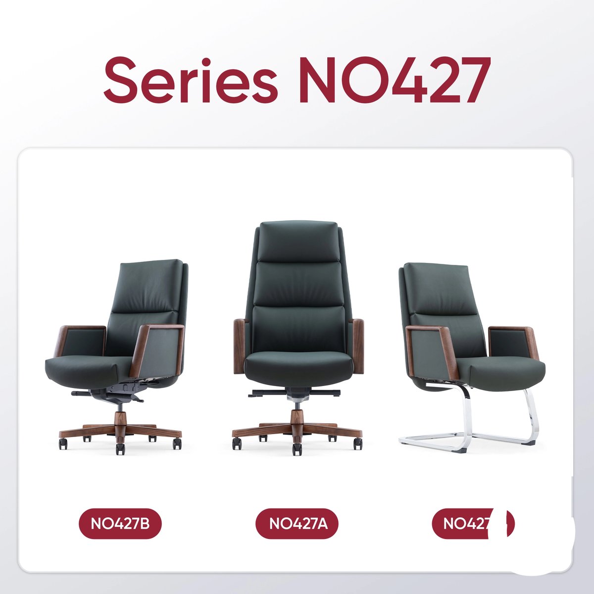 Ghế Phòng Họp Cao Cấp Chân Quỳ NO427C thumbnail 4