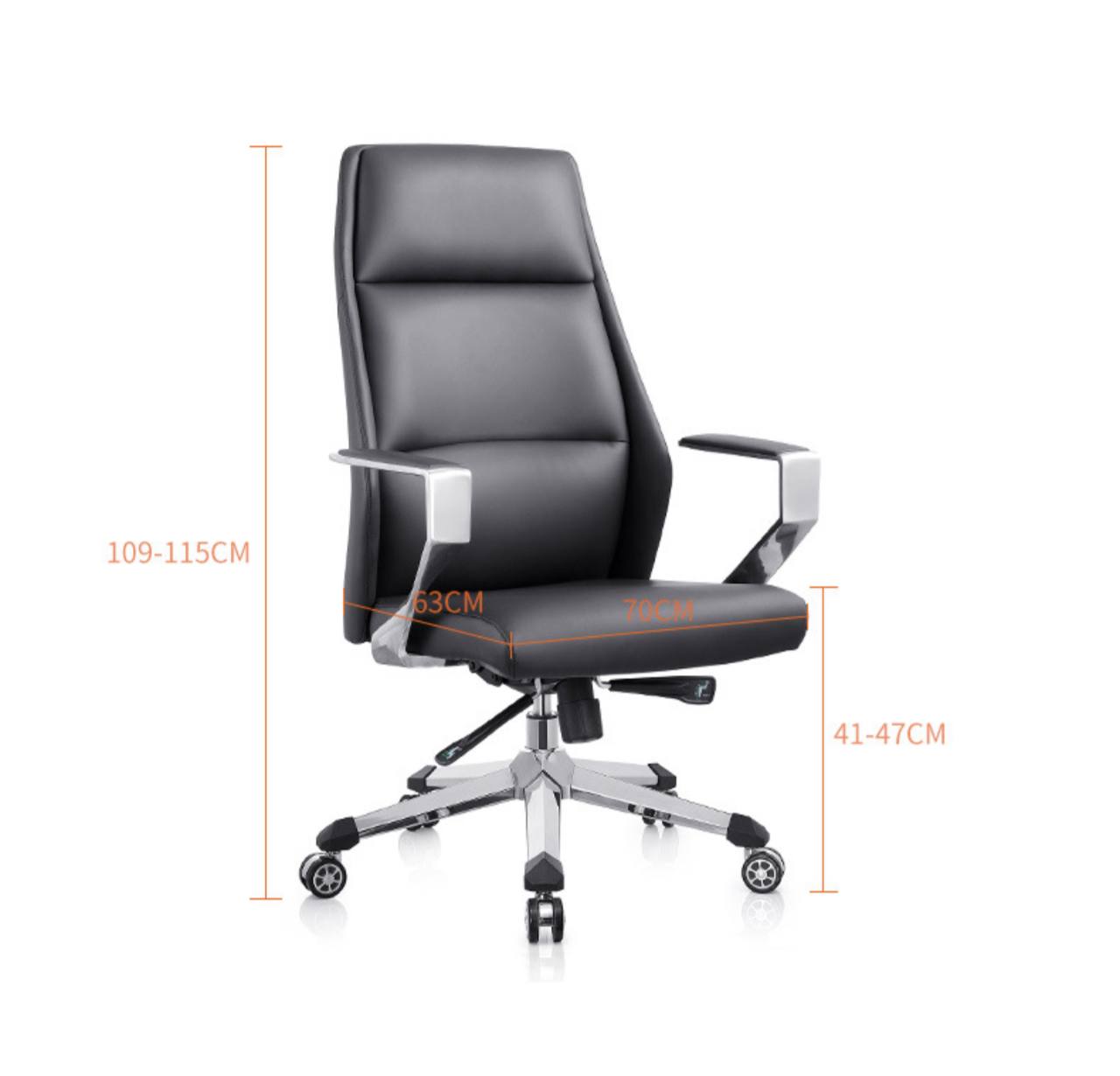 Ghế lãnh đạo Titan GGDDK26 màu nâu – Ghế giám đốc da PU cao cấp thumbnail 3