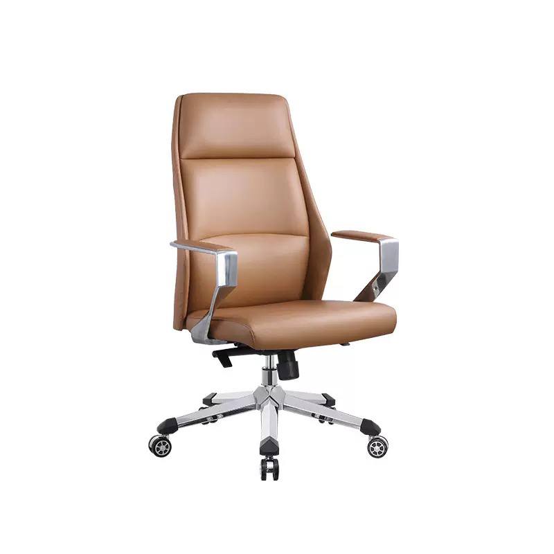 Ghế lãnh đạo Titan GGDDK26 màu nâu – Ghế giám đốc da PU cao cấp thumbnail 5
