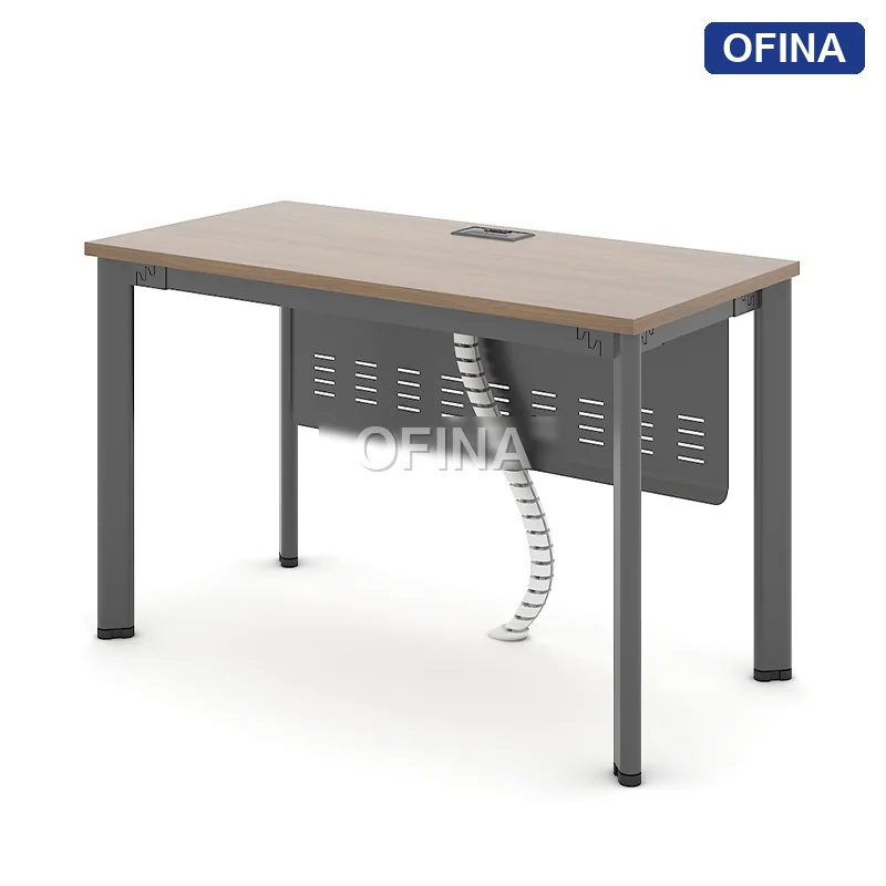 Bàn làm việc Oval OV01B khung đen