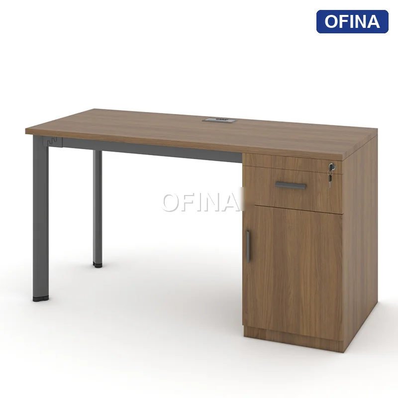 Bàn làm việc Oval OV03 khung đen thumbnail 2