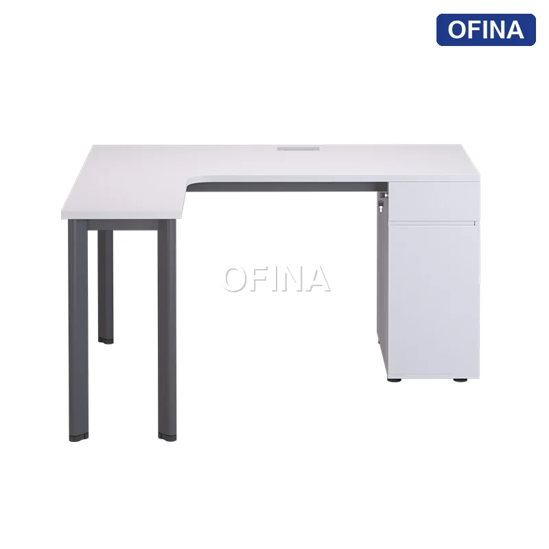 Bàn làm việc Oval OV04 khung đen thumbnail 9