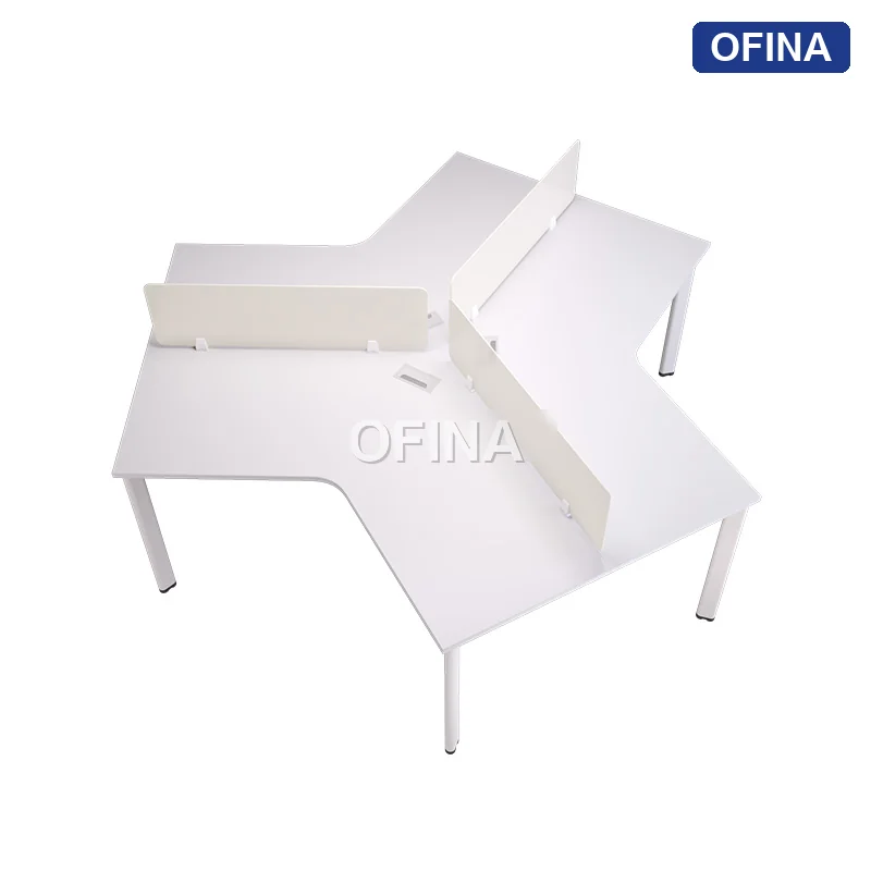 Cụm bàn làm việc 3 người Oval OVC02-2623 thumbnail 3