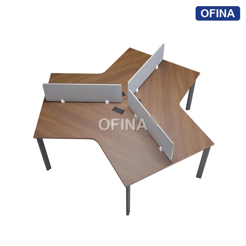 Cụm bàn làm việc 3 người Oval OVC02-2623 thumbnail 7