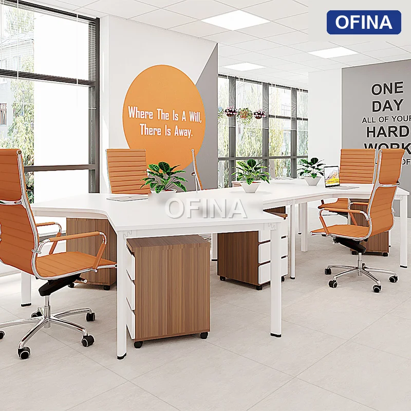 Cụm bàn làm việc 6 người Oval OVC02-4626 thumbnail 3