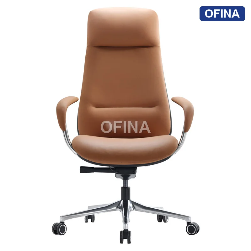 Ghế lãnh đạo da bò Ergonomic Passo PA-02A-BN thumbnail 2