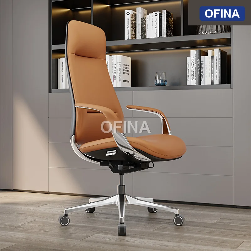 Ghế lãnh đạo da bò Ergonomic Passo PA-02A-BN thumbnail 3