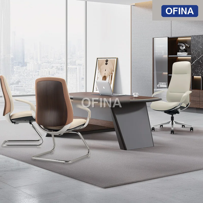 Ghế lãnh đạo da bò Ergonomic Passo PA-02A-BN thumbnail 4