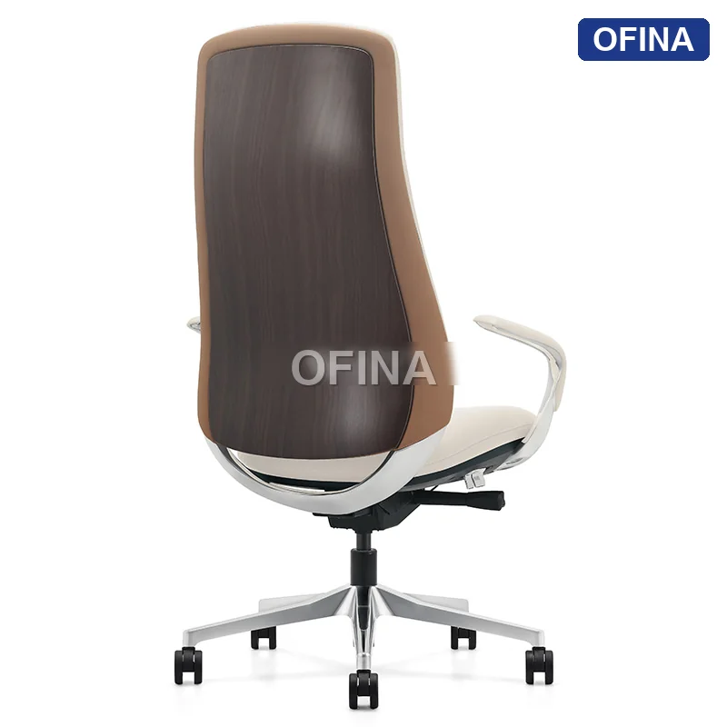 Ghế lãnh đạo da bò Ergonomic Passo PA-02A-WH thumbnail 4