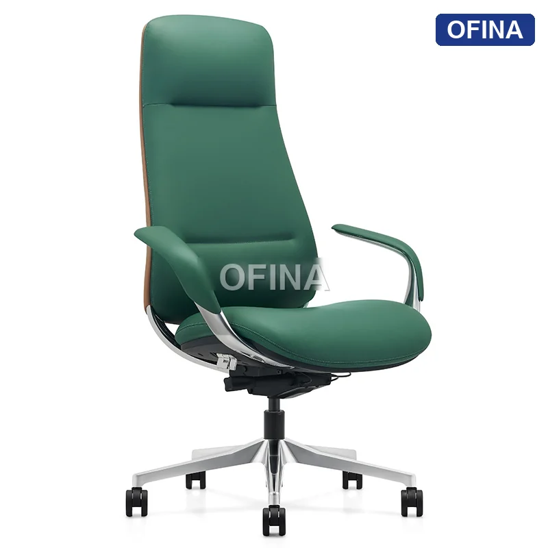 Ghế lãnh đạo da bò Ergonomic Passo PA-02A-WH thumbnail 6