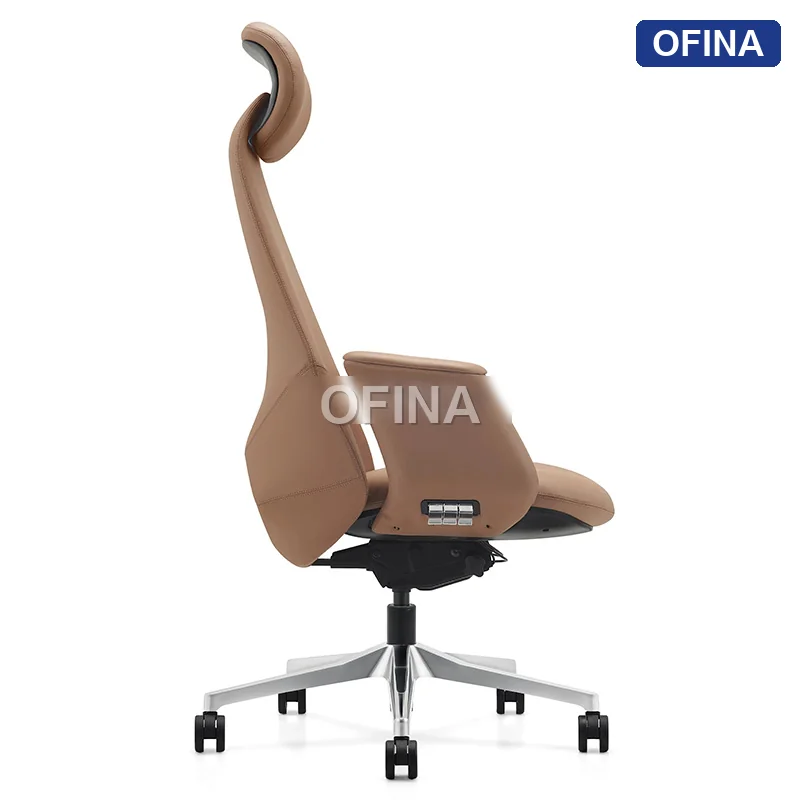 Ghế lãnh đạo da bò Italy Passo PA-03A thumbnail 3