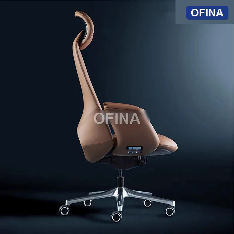 Ghế lãnh đạo da bò Italy Passo PA-03A thumbnail 7