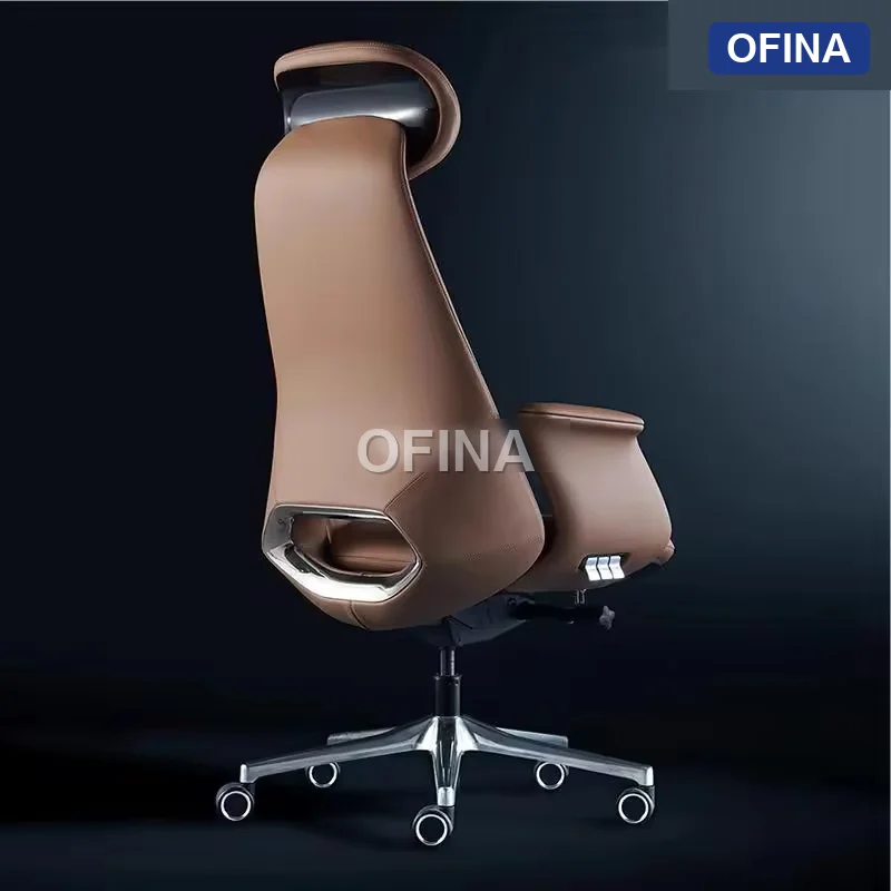 Ghế lãnh đạo da bò Italy Passo PA-03A thumbnail 8