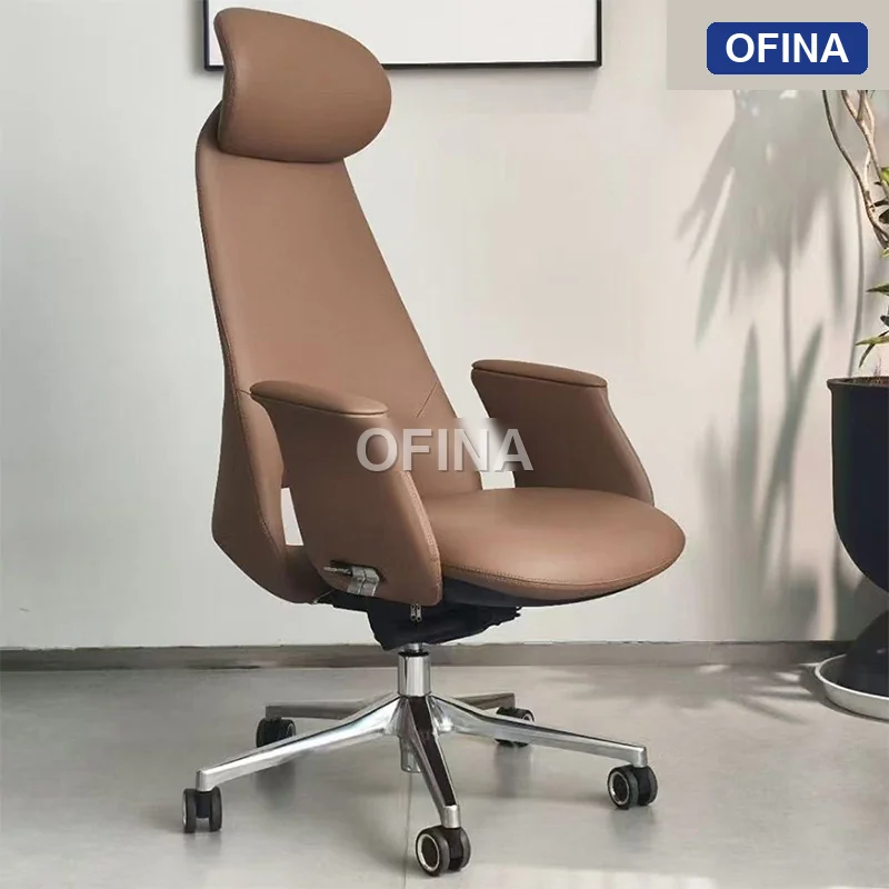 Ghế lãnh đạo da bò Italy Passo PA-03A thumbnail 10