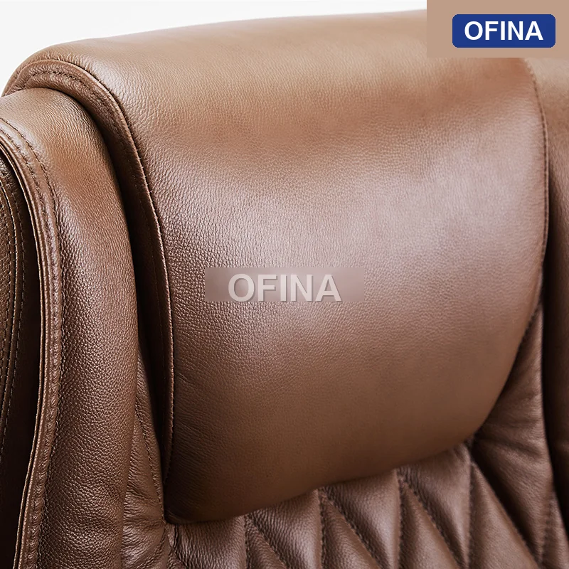 Ghế lãnh đạo da bò Italy Passo PA-1202A-BN thumbnail 4