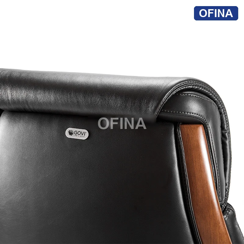 Ghế lãnh đạo da bò Italy Passo PA-1505A-BL thumbnail 7