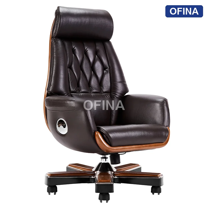 Ghế lãnh đạo da bò Italy Passo PA-1505A-BN