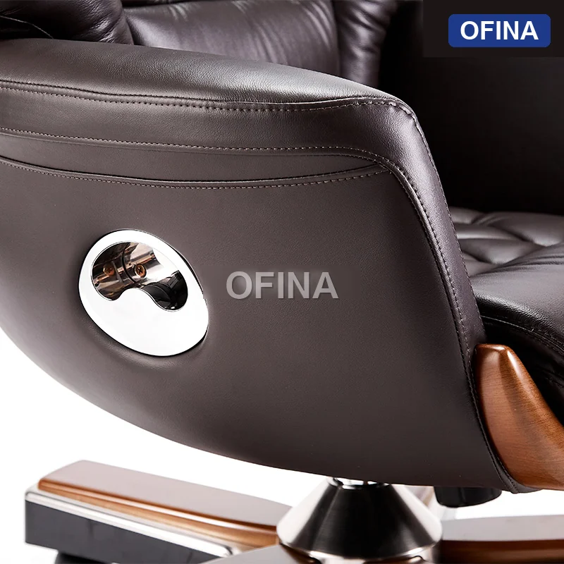 Ghế lãnh đạo da bò Italy Passo PA-1505A-BN thumbnail 5