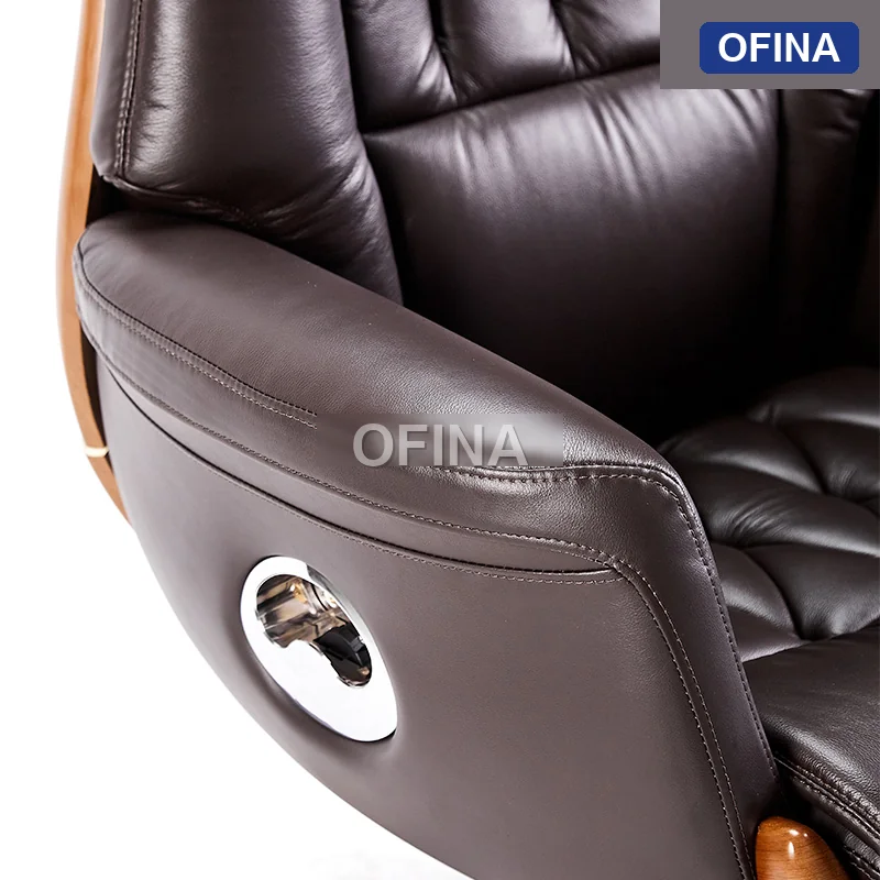 Ghế lãnh đạo da bò Italy Passo PA-1505A-BN thumbnail 7