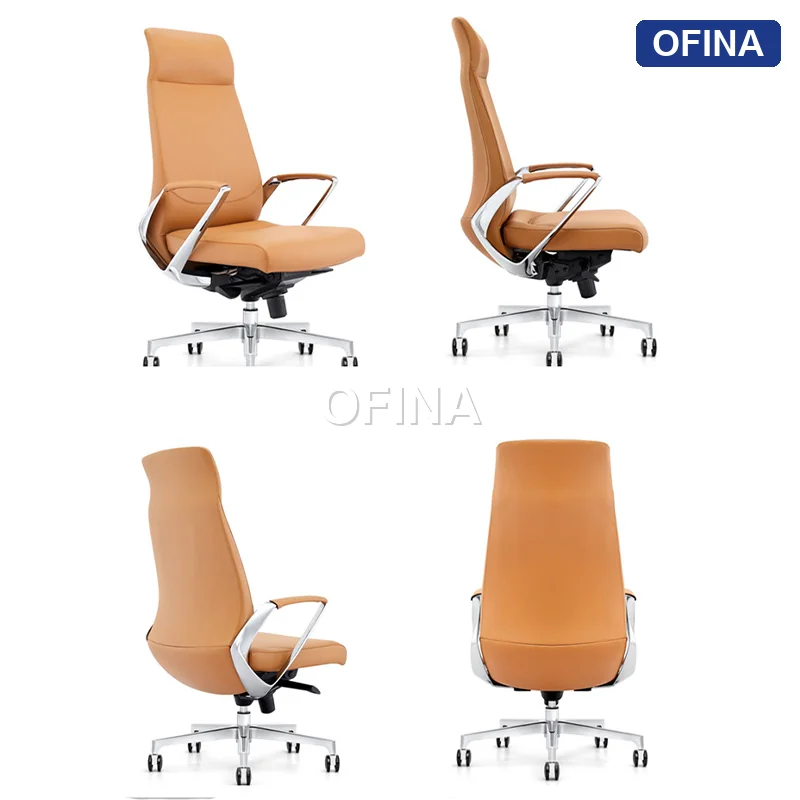 Ghế lãnh đạo da bò Italy Passo PA-1517A-BN thumbnail 3