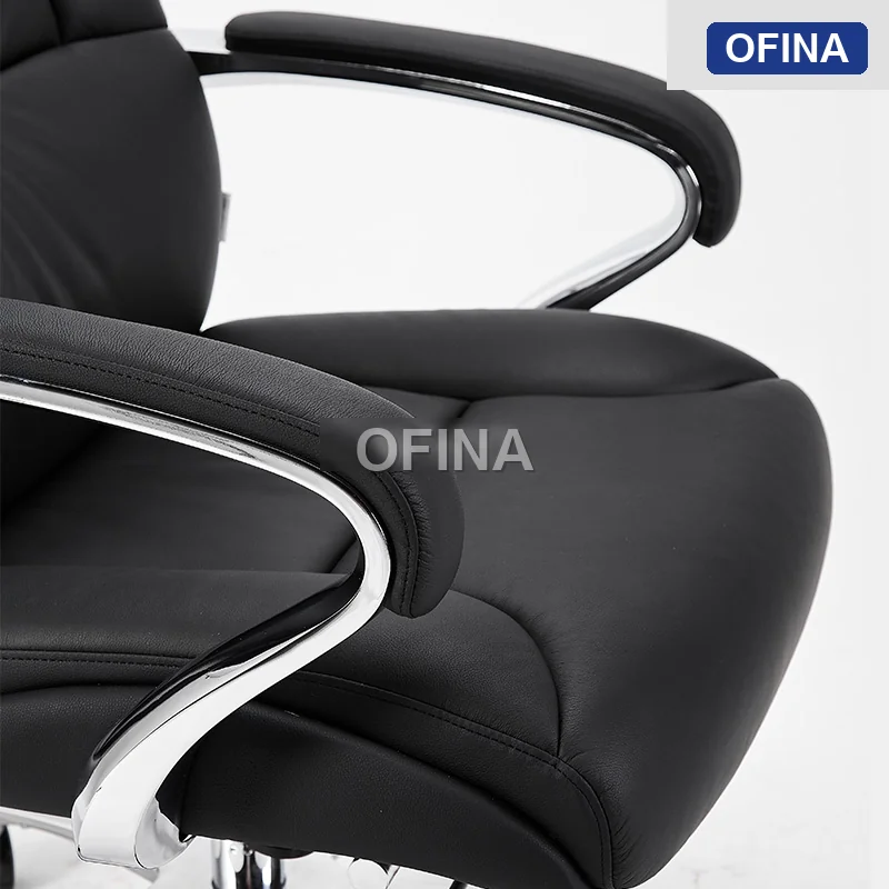 Ghế lãnh đạo da bò Italy Passo PA-1522A-BL thumbnail 10