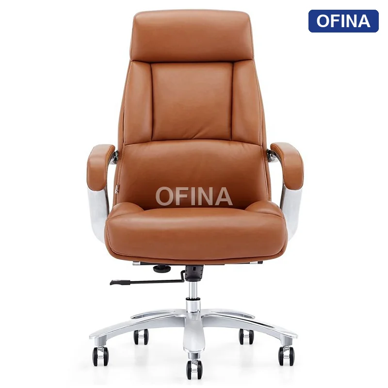 Ghế lãnh đạo da bò Italy Passo PA-1522A-BN thumbnail 4