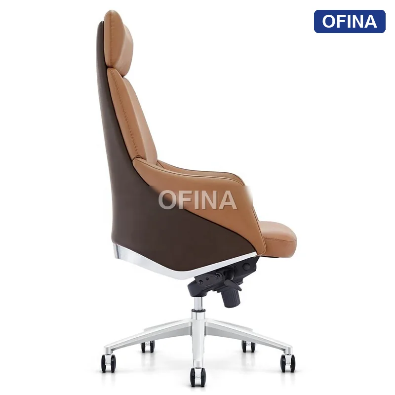 Ghế lãnh đạo da bò Italy Passo PA-1523A-BN thumbnail 3