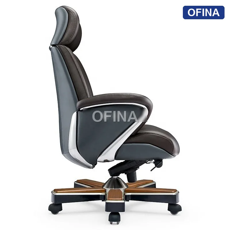 Ghế lãnh đạo da bò Italy Passo PA-1605A thumbnail 4