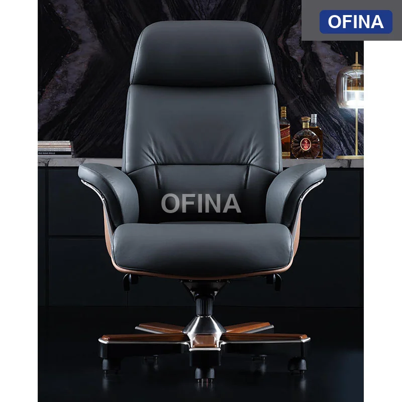 Ghế lãnh đạo da bò Italy Passo PA-1605A thumbnail 6