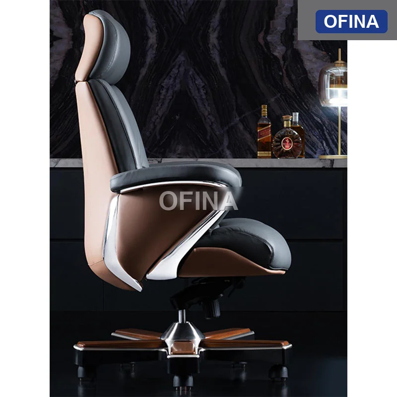 Ghế lãnh đạo da bò Italy Passo PA-1605A thumbnail 7