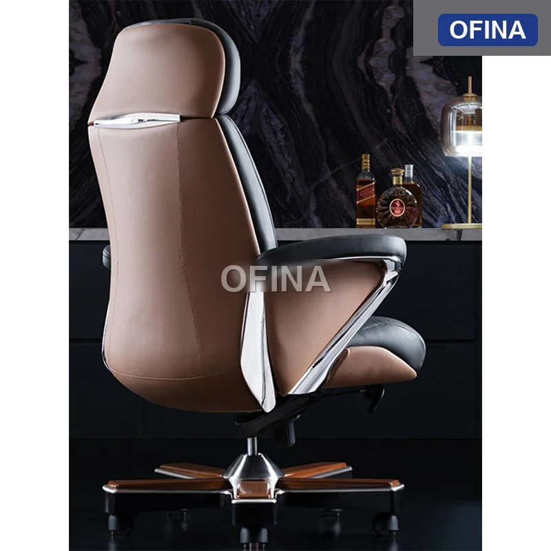 Ghế lãnh đạo da bò Italy Passo PA-1605A thumbnail 8