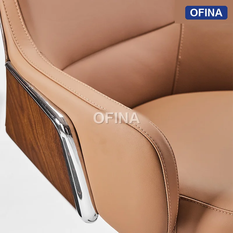 Ghế lãnh đạo da bò Italy Passo PA-1801A-BN thumbnail 4