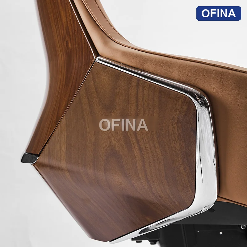 Ghế lãnh đạo da bò Italy Passo PA-1801A-BN thumbnail 5