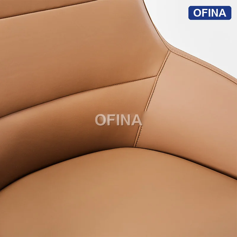 Ghế lãnh đạo da bò Italy Passo PA-1801A-BN thumbnail 6