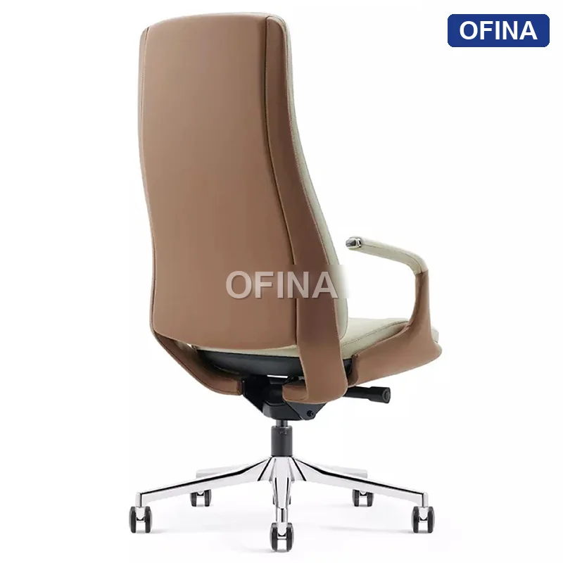 Ghế lãnh đạo da bò Italy Passo PA-1806A-BE thumbnail 3