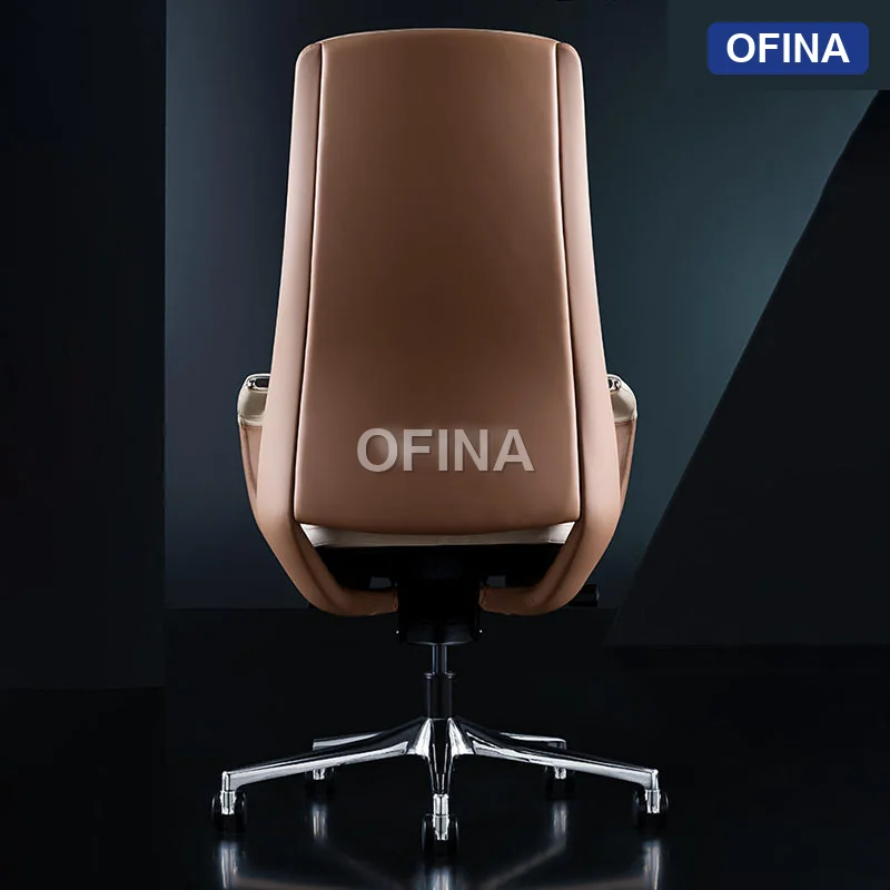 Ghế lãnh đạo da bò Italy Passo PA-1806A-BE thumbnail 8