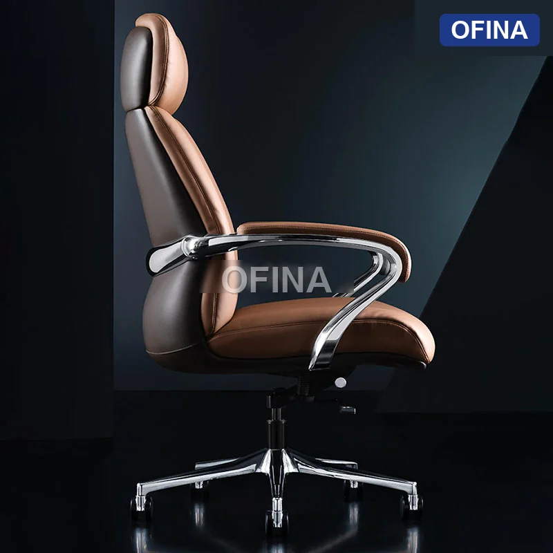 Ghế lãnh đạo da bò Italy Passo PA-2206A thumbnail 5